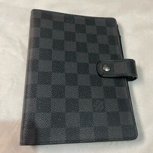 Louis Vuitton Damier Graphite MM Agenda 🖤